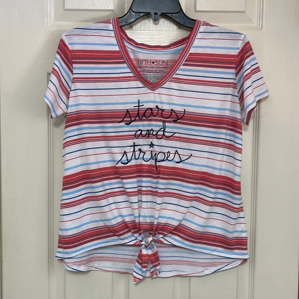 Fifth ❤️ Sun top. Womens size medium. Stars and Stripes